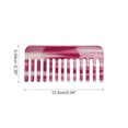 thumbnail image 2 of Unique Bargains 1 Pc Vintage Portable Wide Tooth Comb Colorful Purple Imitation Acetic Acid, 2 of 6