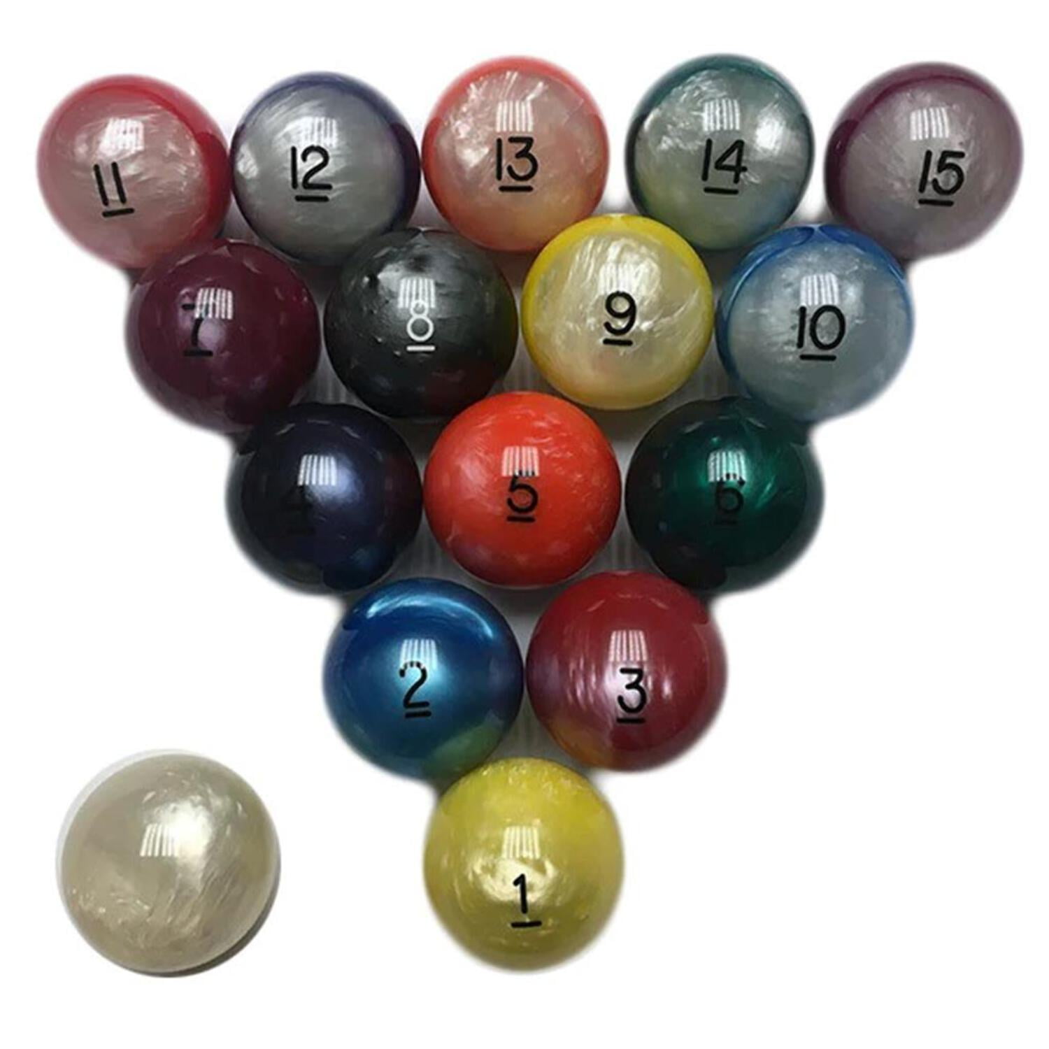 Cyclop Hyperion Pool Ball Set - 20 ball TV color set - Phenolic