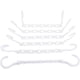 thumbnail image 4 of Perchas mágicas para ropa Brillar 10 Uds organizador DE armario blanco 38CM, 4 of 5