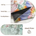 thumbnail image 6 of Large Area Rugs for Living Room Bedroom, Cute Easter Bunny 6'x9' Rug Washable Carpet Runner Indoor Outdoor, Eucalyptus Leaves Colorful Eggs Teal Wooden Non Slip Floor Mats Rug for Kitchen, Playroom, 6 of 8