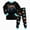 H164-Black, variant on TOWED22 2 Piece Boys Pajamas Toddler Kids Boys Pajamas Cotton Kids Pj's Long Sleeve Sleepwear Clothes Set Outfits 6-12 Months 12-24 Months 2t 3t 4t 5t 6t 7t 8t 9t Children,Grey,9-10 Y
