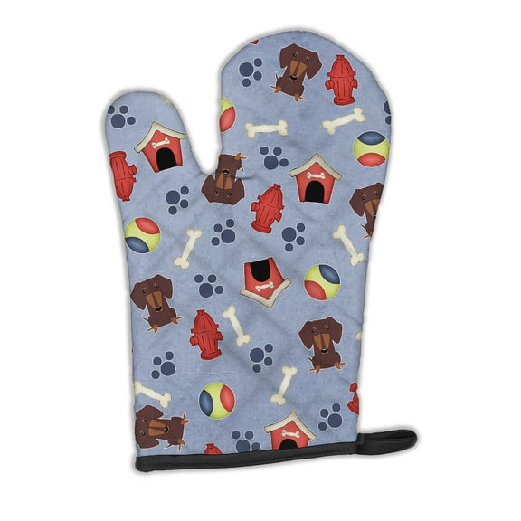 Dog House Collection Dachshund Chocolate Oven Mitt