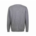 thumbnail image 3 of Krumba Men's Cotton Oversized V-Neck Classical Pull-On Sweater 4XL Charcoal, 3 of 6