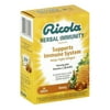 Ricola Herbal Immunity System Citrus Drops Supports Immune System, 24 Ea