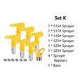 thumbnail image 2 of TOP-MAX Airless Paint Sprayer Accessories Sprayer Tips Tools for Paint Gun Painter Housing Renovation Metal Decoration (Set K), 2 of 8