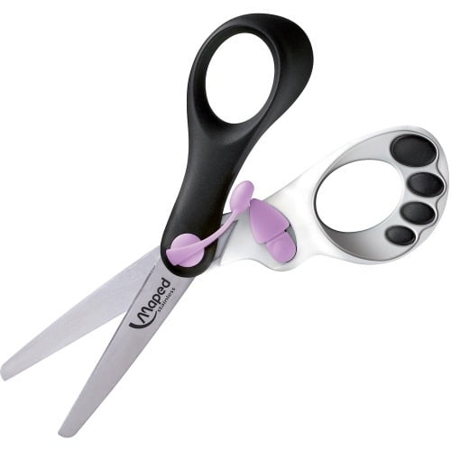 Helix Kids Blunt-tip Spring Assisted Scissors Stainless Steel - Blunted Tip - Assorted - 1 Each