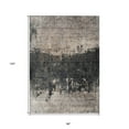 thumbnail image 3 of HomeRoots 606131 8 x 10 ft. Taupe & Charcoal Abstract Washable Indoor & Outdoor Rectangle Area Rug, 3 of 5