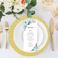 thumbnail image 4 of czcpp-50PCS Gold Paper Placemats Disposable 13.4 Inch Shiny Golden Place Mats Round Decorative Glitter Table Mats for Birthday Wedding Mothers Day Holiday Party Supplies Sparkle Dining Tableware, 4 of 4