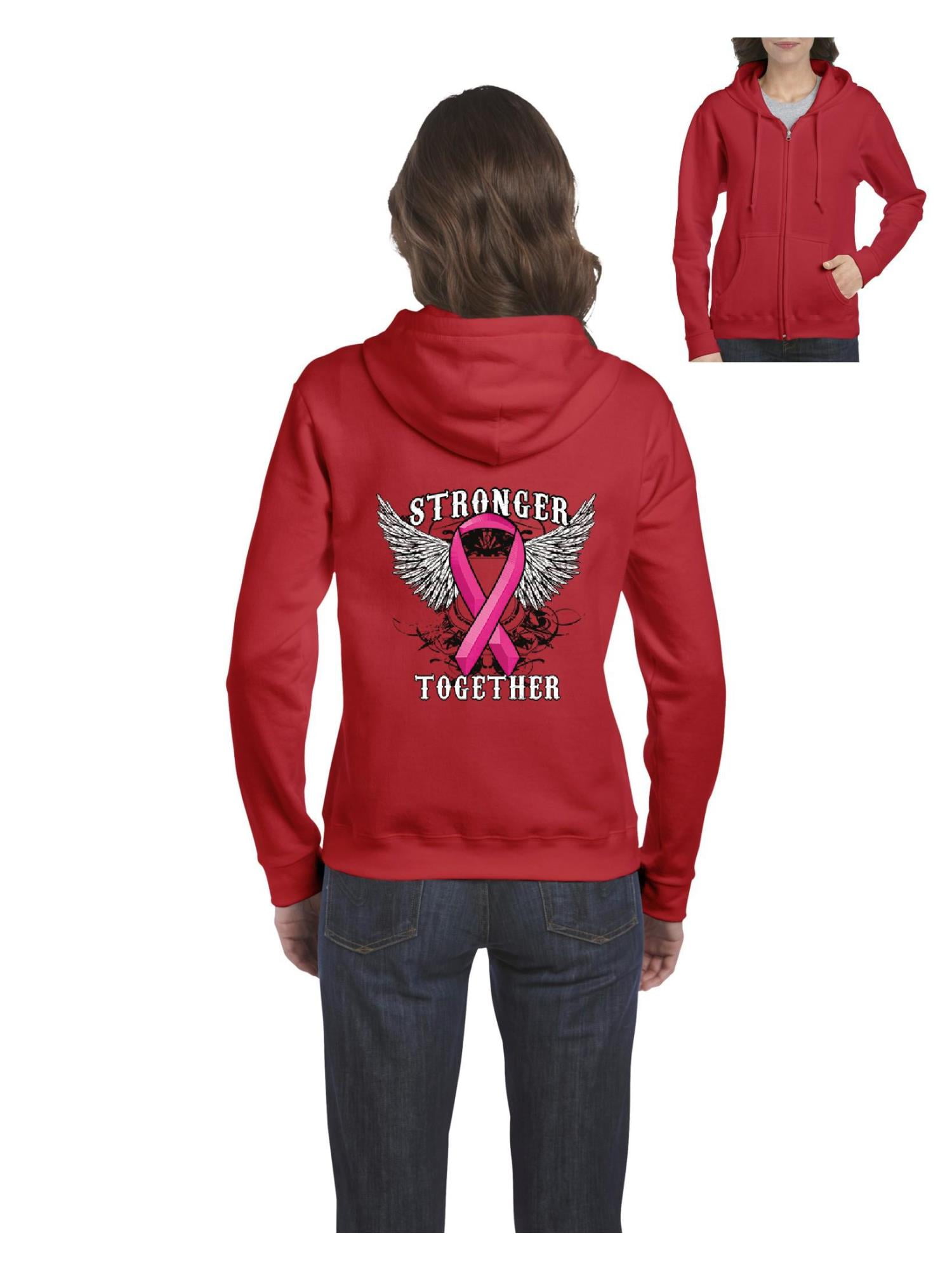 Stronger Together Hoodies Breast Cancer Awareness Sweatshirts