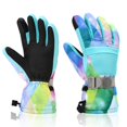 thumbnail image 1 of Yidomto Guantes de esquí de invierno impermeables y cálidos guantes de nieve para pantalla táctil para hombres, mujeres, niños y niñas (azul claro-L), 1 of 1