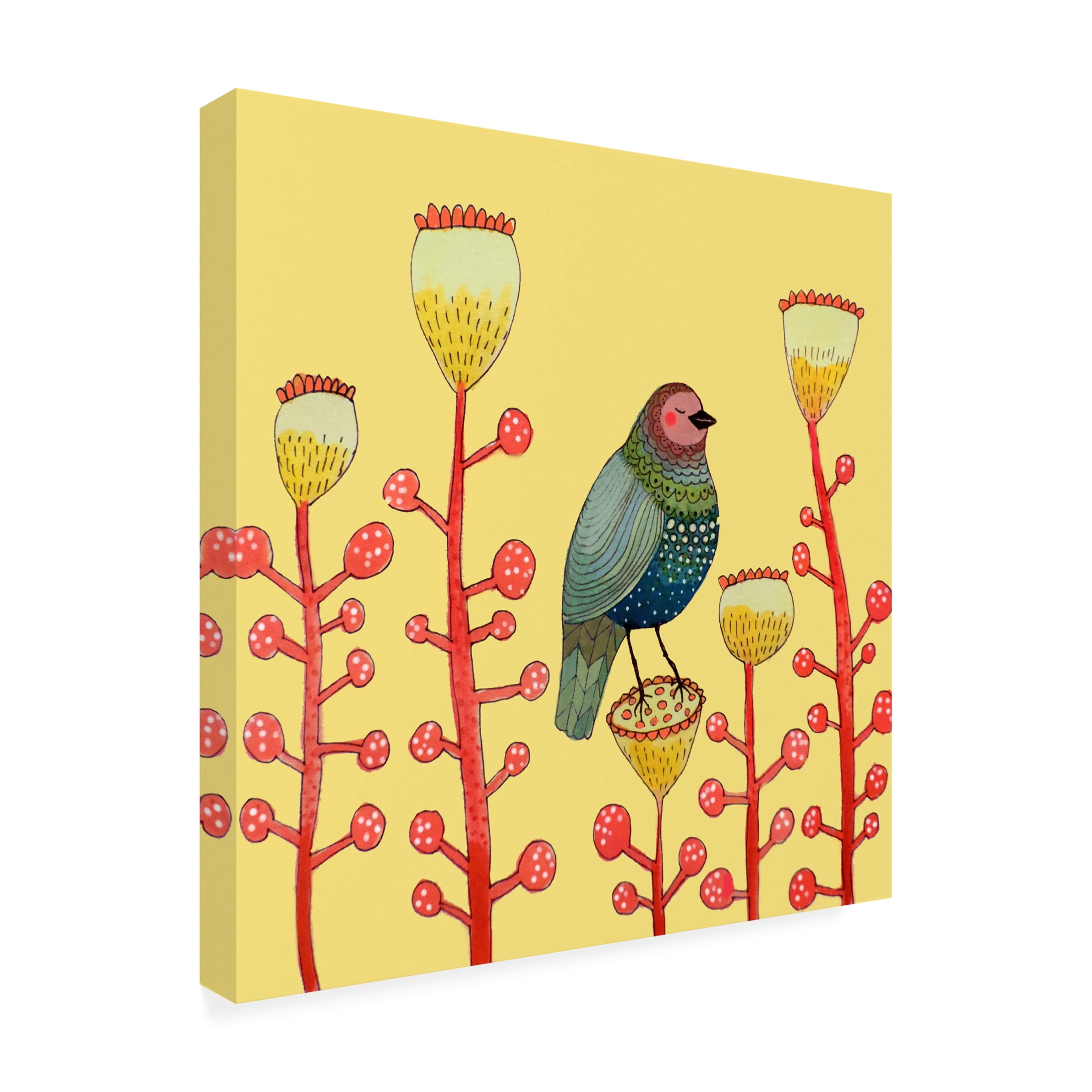 Canvas Wall Art - Sylvie Demers 'Le Petit Matin' Wall Art for Living Room, Bedroom, or Office D?cor by Trademark Fine Art - 24 x 24 Inches