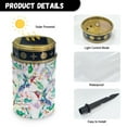 thumbnail image 7 of COEQINE Solar Lights Outdoor Waterproof for Grave Decorations Fake LED Flameless Candles Outdoor Solar Lights Solar Lamp for Cemetery Pathway Lawn Yard, Hummingbird Flower Leaf, 7 of 7