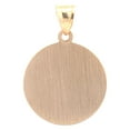 thumbnail image 4 of Brilliance Fine Jewelry14 KT Yellow Gold Saint Christopher Medal Round Religious Pendant, 4 of 4