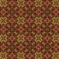 thumbnail image 1 of Ahgly Company Indoor Square Patterned Saffron Red Area Rugs, 8' Square, 1 of 6