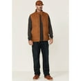 thumbnail image 2 of Hawx Work Gear Men's Rust Copper Browder Weathered Duck Zip-Front Insulated Work Vest - HXFA21V10-RUST COPPER   US, 2 of 4