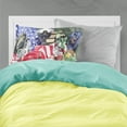 thumbnail image 2 of Carolines Treasures 1012PILLOWCASE Barqs and Armed Forces Fabric Standard Pillowcase Standard multicolor, 2 of 2