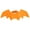 Orange-L, variant on Bat Wing for Dog for Cat Halloween Cosplay Mysterious Bat Costume Dress Up Holiday Decor Accessories S/for M/L Purple Or