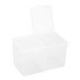 thumbnail image 1 of Nail Polish Glitter Powder Organizer Storage Box 2 Grids Cotton Pads Swabs Container, Cotton Swabs Storage Box, Cotton Swabs Holder Cotton Pads Container, For Glitters For Nail, 1 of 8
