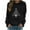Black#a, variant on Fmbrln Sweatshirt for Women Long Sleeve Crew Neck Christmas Cute Wine Glass Print Pullover Tops