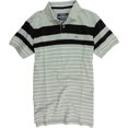 thumbnail image 1 of Ecko Unltd. Combo Strip Ss Knit Rugby Polo para hombre, gris, grande, 1 of 1