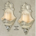 thumbnail image 2 of Floressa Wall Sconce Pair Silver Silver Metallic Wall Sconce Pair, 2 of 5
