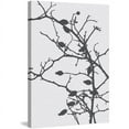 thumbnail image 2 of Marmont Hill "Grey Leaves" by Katarina Snygg Painting Print on Wrapped Canvas, 2 of 7