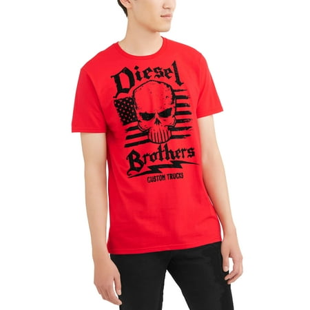 Diesel Brothers Diesel brother men's short sleeve graphic t-shirt, up to size