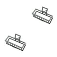 thumbnail image 2 of QualitChoice Pinces à Cheveux Mode Grand Style Simple Portable Ornements Géométriques pour la Saint-Valentin Barrettes pour Femmes Foncé/rectangle 2Set, 2 of 6