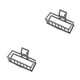 thumbnail image 4 of Jumpingount Clips de garra Estilo simple grande Grip Pins Accesorios de decoración geométrica Color Negro oscuro, 4 of 6