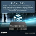 thumbnail image 4 of D-Link Ethernet PoE Switch, 8 Port Smart Managed w/ 64W PoE Budget Layer 2 Network Gigabit Wireless Internet (DGS-1100-08PV2), 4 of 6