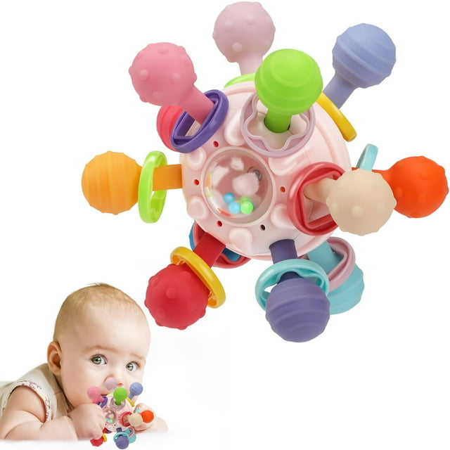 Juguetes sensoriales Montessori para bebés TOHIBEE Teether de 0 a 18 meses