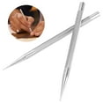 thumbnail image 1 of FLAMEEN Leather Craft Accessories,Leather Positioning Pen,2Pcs Leather Scriber Pen Stainless Steel DIY Hand-Made Craft Marking Drawing Tools, 1 of 8