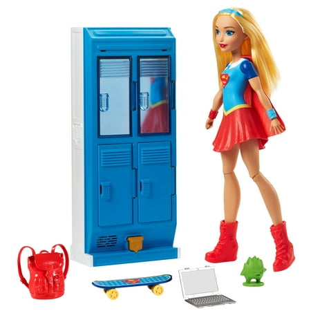 DC Super Hero Girls Supergirl Locker Accessory & Doll