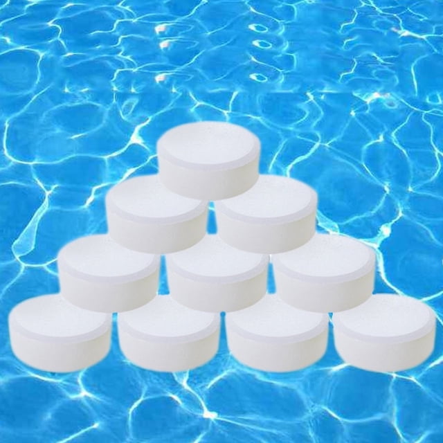 Tabletas De Limpieza De Piscinas, Versátiles Tabletas De Cloro Para Piscinas De 2g, Operación Simple, 50 Unidades Para , Spas, Fregaderos
