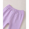 thumbnail image 5 of Yuremba Girl Clothes Summer Girl Outfits Floral Short Sleeve Tops Lilac Pants Sets Toddler Clothes for Girls 2T-3T, 5 of 5