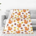 thumbnail image 1 of Balery Cartoon Squirrel Manta de Felpa Suave y Acogedora – Cobija de Franela Aterciopelada para Cama, Lavable y Cálida para Sofá, Mascotas, Transpirable-40"x30", 1 of 7
