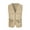 Khaki XL, variant on Work Clothes Vest Multi-pocket Solid Color Casual Sleeveless Zipper Working Clothing V Neck Plus Size Volunteer Vest for Fishing