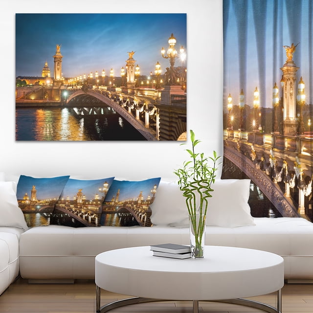Pont Alexandre III - Impression d'Art Photo sur Toile de Paysage Urbain