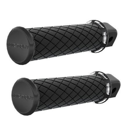 Victory Motorcycle OEM, Branded 2017 Victory Octane Black Foot Pegs, 2881878-468