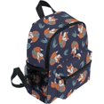 thumbnail image 2 of 12inch Backpack Cute Fox Preschool School Bag Bookbag Casual Daypack Cute Fox Rucksack Backpacks, 2 of 7