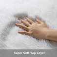 thumbnail image 2 of 6x9 White Rugs for Living Room, Large Fluffy Shag Fuzzy Plush Soft Living Room Area Rugs, Floor Shaggy Carpets for Bedroom, Carpet for Kids Boys Girls Dorm Nursery Home Decor Aesthetic, 2 of 14