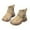 Khaki, variant on Stylish Brown Suede Platform Booties for Women - Winter Ankle Booties with Durable Sole, Perfect for Cold Weather