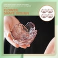 thumbnail image 3 of MasteelfCA 4 Pcs Flower Sauce Dishes Glass Appetizer Serving Plates Small Spice Plates, 3 of 8