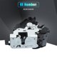thumbnail image 4 of Motor actuador de cerradura de puerta eléctrica delantera izquierda para Ford Focus 2002-2007 para Mercury Cougar 1999-2002 No.937604, 4 of 7