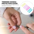 thumbnail image 4 of MasteelfCA Cuticle Trimmer Handle Silicone Sleeve: Protector 4 Pairs Non- Cuticle Scissor Handle Cover Cuticle Handle Protector, 4 of 9