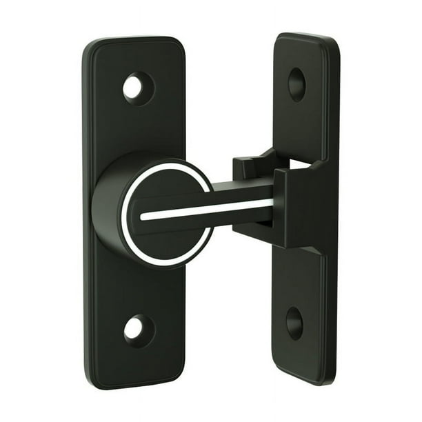 Cerradura de puerta de baño con hebilla de pestillo de puerta de baño con pestillo luminoso sin perforaciones para interiores, cerradura de puerta de habitación de montaje abierto antigua