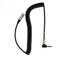 thumbnail image 1 of 3.5mm Jack Male to Female Cable Earphone Headphone Audio Extension Cable Extendable Flexible Spring Cord Portable Audio Cable, 1 of 6