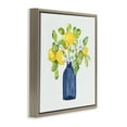 thumbnail image 4 of Stupell Industries Lemon Branches in Blue Food & Beverage Painting Brown Floater Framed Canvas Art Print Wall Art, 25 x 25, 4 of 10