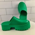 thumbnail image 3 of Womens Platform Mules Slip On Sandals Closed Toe Clogs Non-Slip Thick Sole Waterproof Slippers, 3 of 13