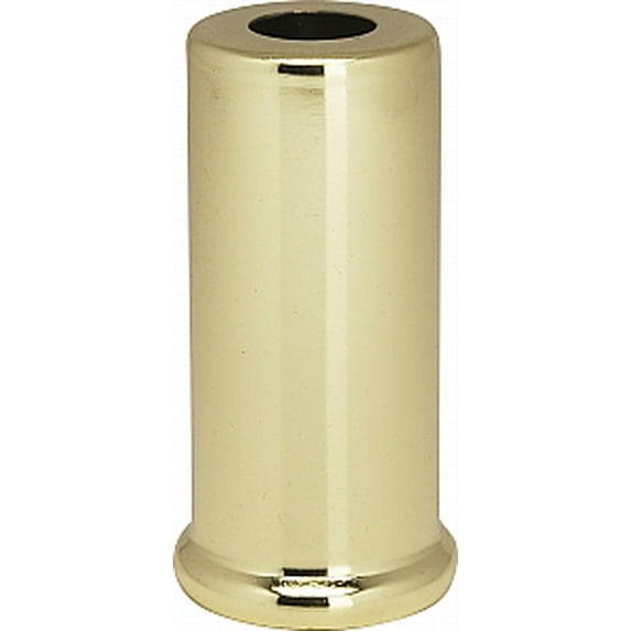 Satco Steel Spacer 7/16in Hole 2in Height 7/8in Diameter 1in Base Diameter Brass Plated